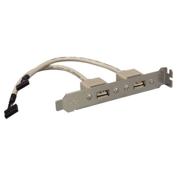 Sanoxy USB 2.0 A Female 2 Port Internal AT Motherboard Adapter SNX-CBL-U2209-0408